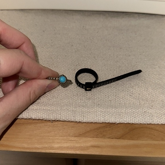 Turquoise December Pandora ring - Picture 2 of 2